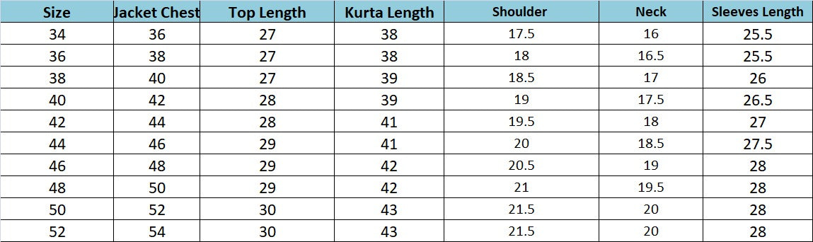 Traditional Kurta Pyjama With Jacket