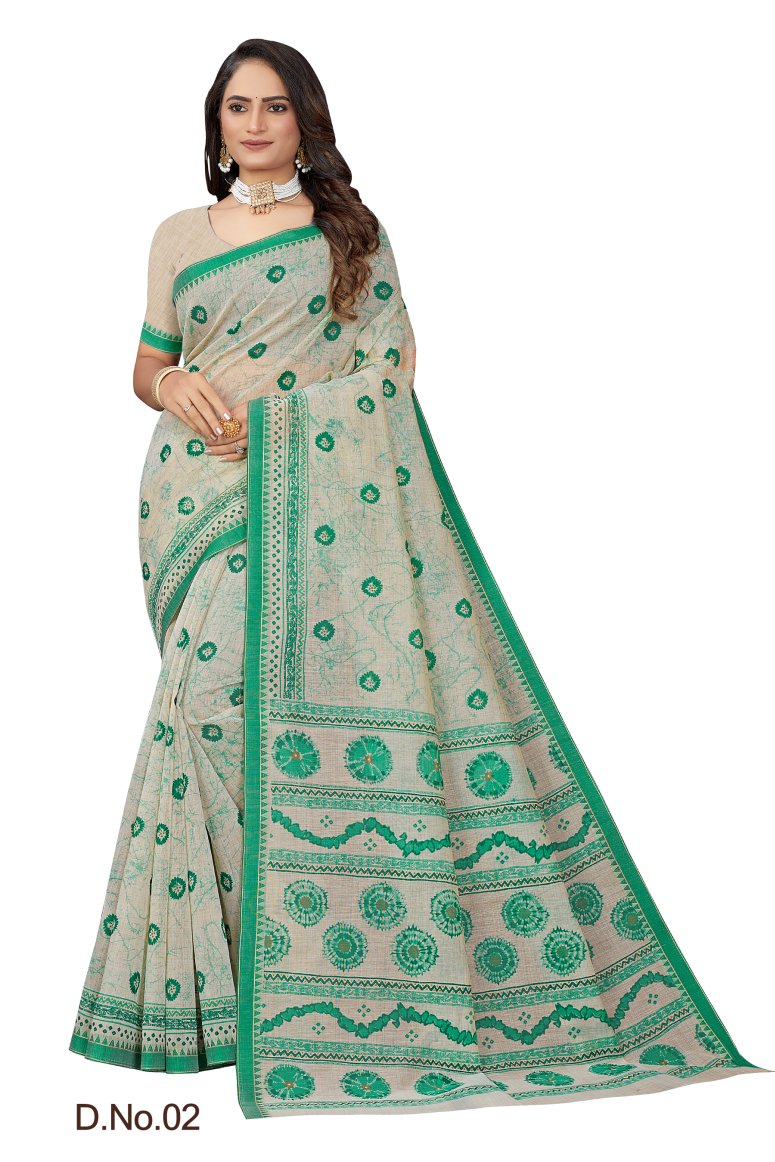 Pure Cotton Silk Saree.