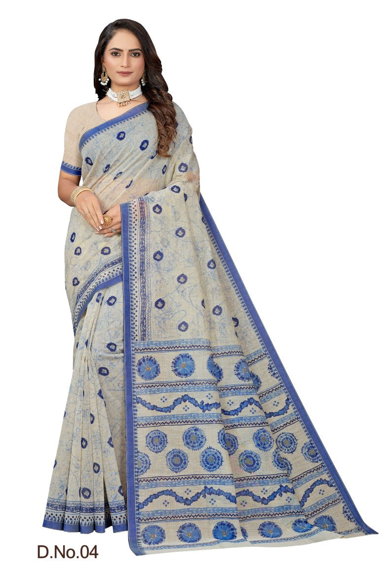 Pure Cotton Silk Saree.