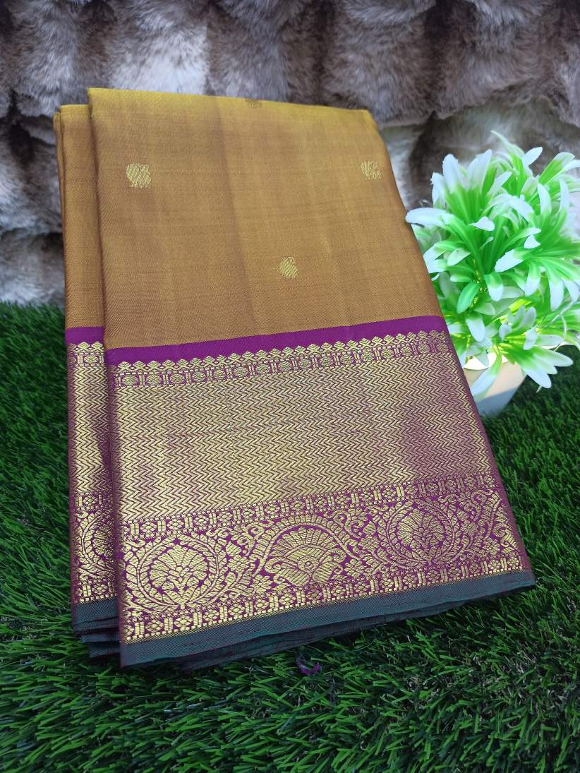 Kanchipuram Pure Silk Cotton Saree