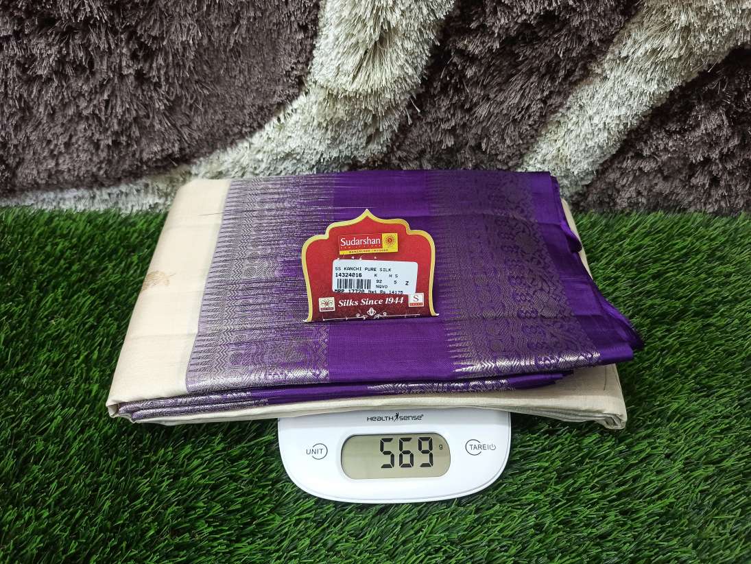 Pure Kanchipuram Silk Saree.