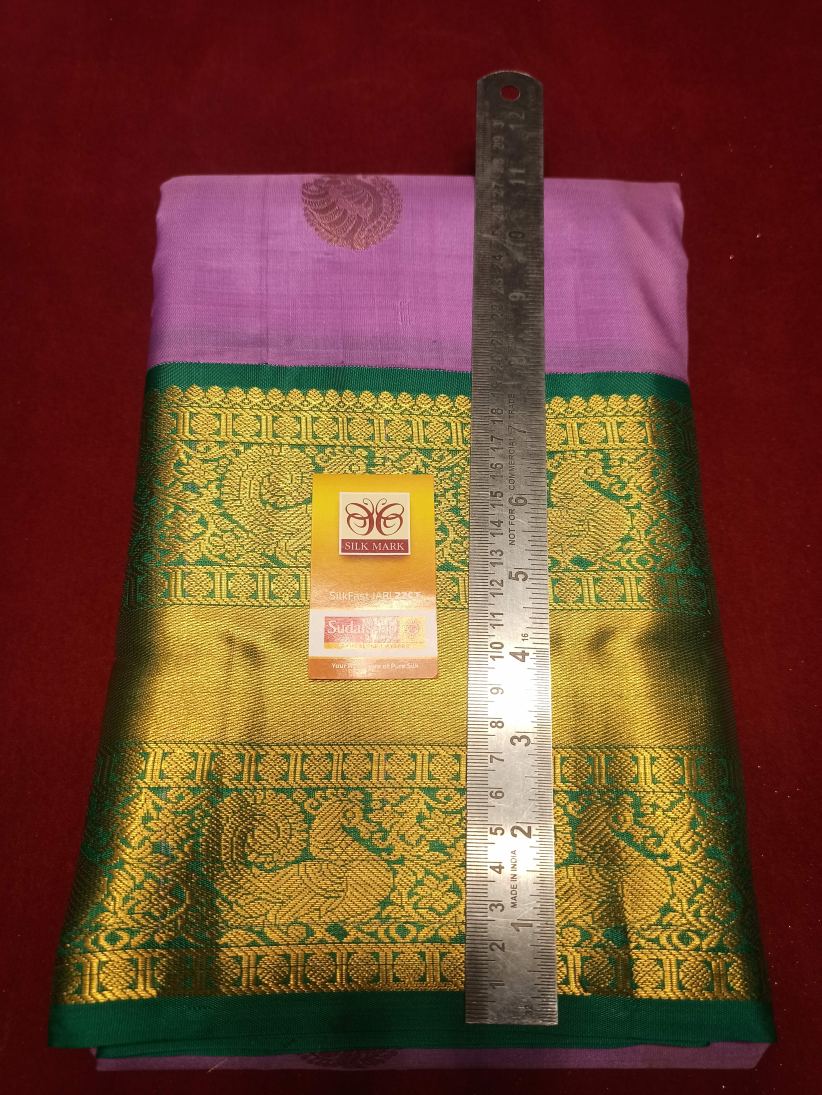 Pure Kanchipuram Silk Saree.
