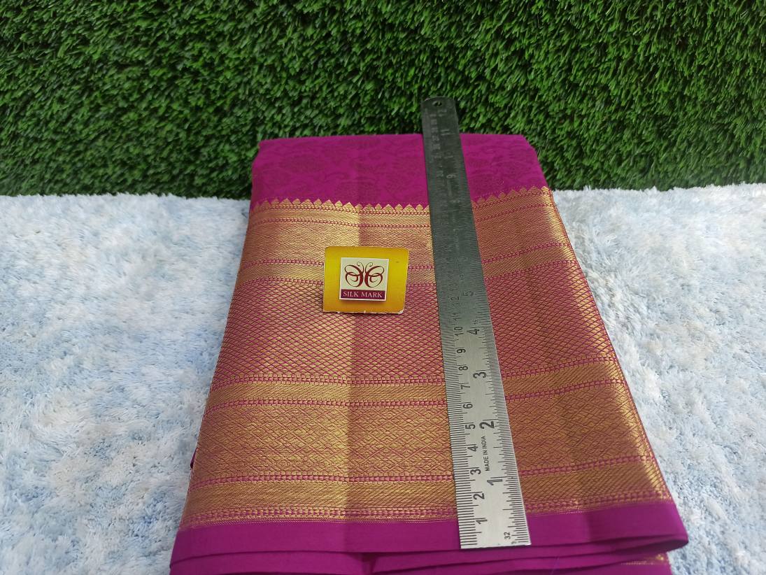 Pure Kanchipuram Silk Saree.