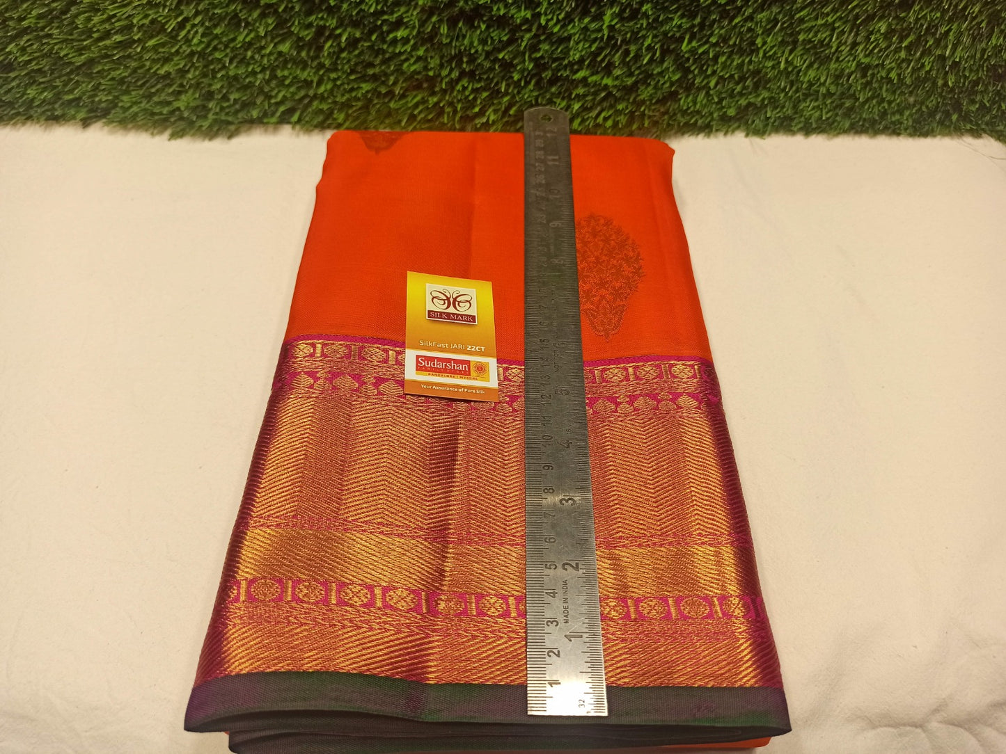 Pure Kanchipuram Silk Saree.