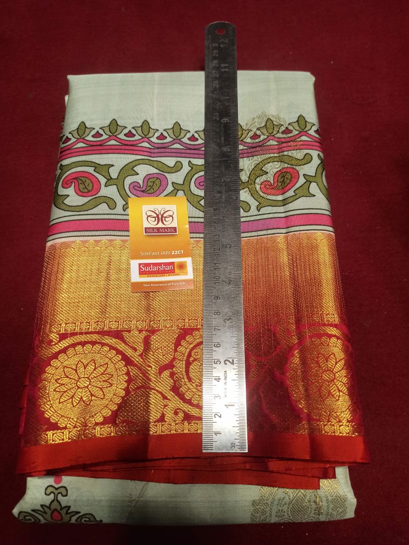 Pure Kanchipuram Silk Saree.