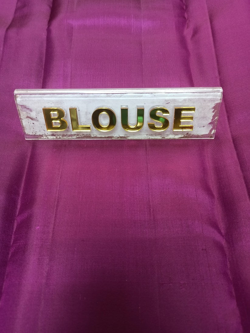 Pure Kanchipuram Silk Saree.