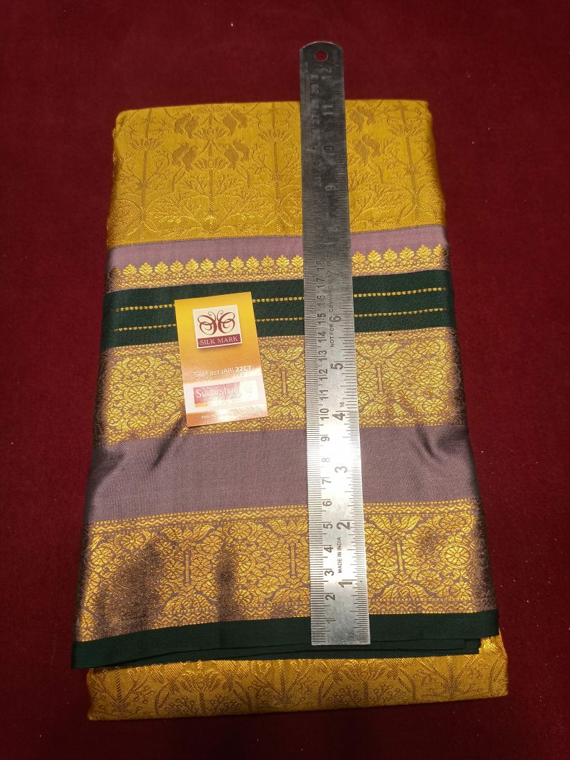 Pure Kanchipuram Silk Saree.