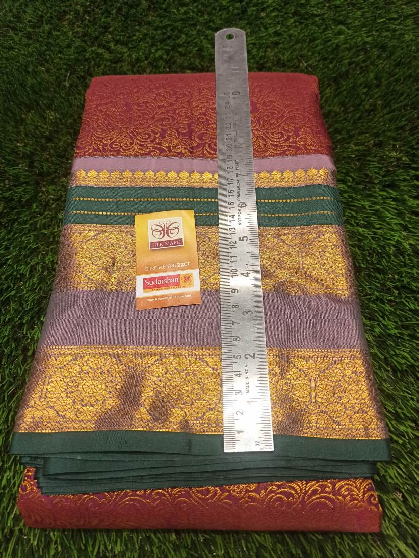 Pure Kanchipuram Silk Saree.