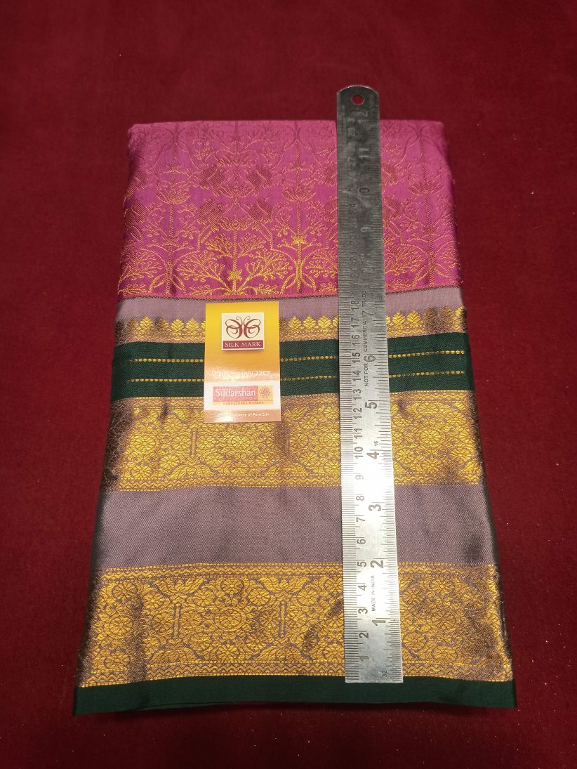 Pure Kanchipuram Silk Saree.