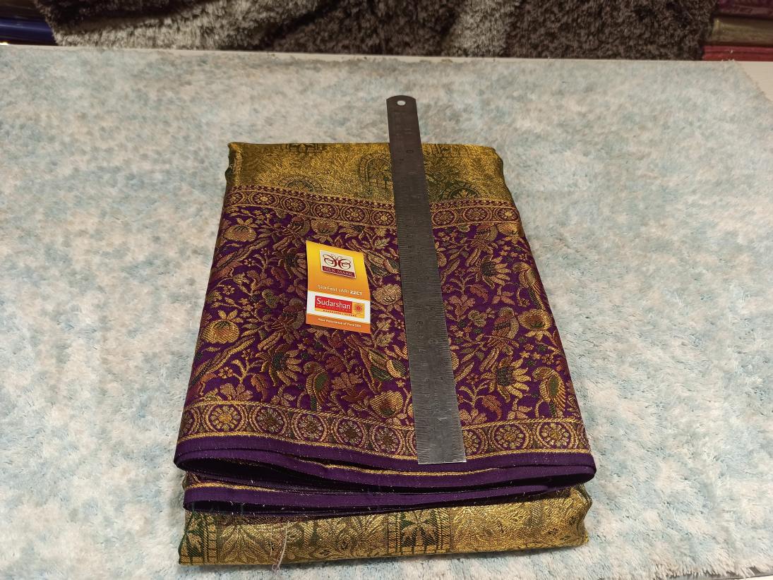 Pure Kanchipuram Silk Saree.