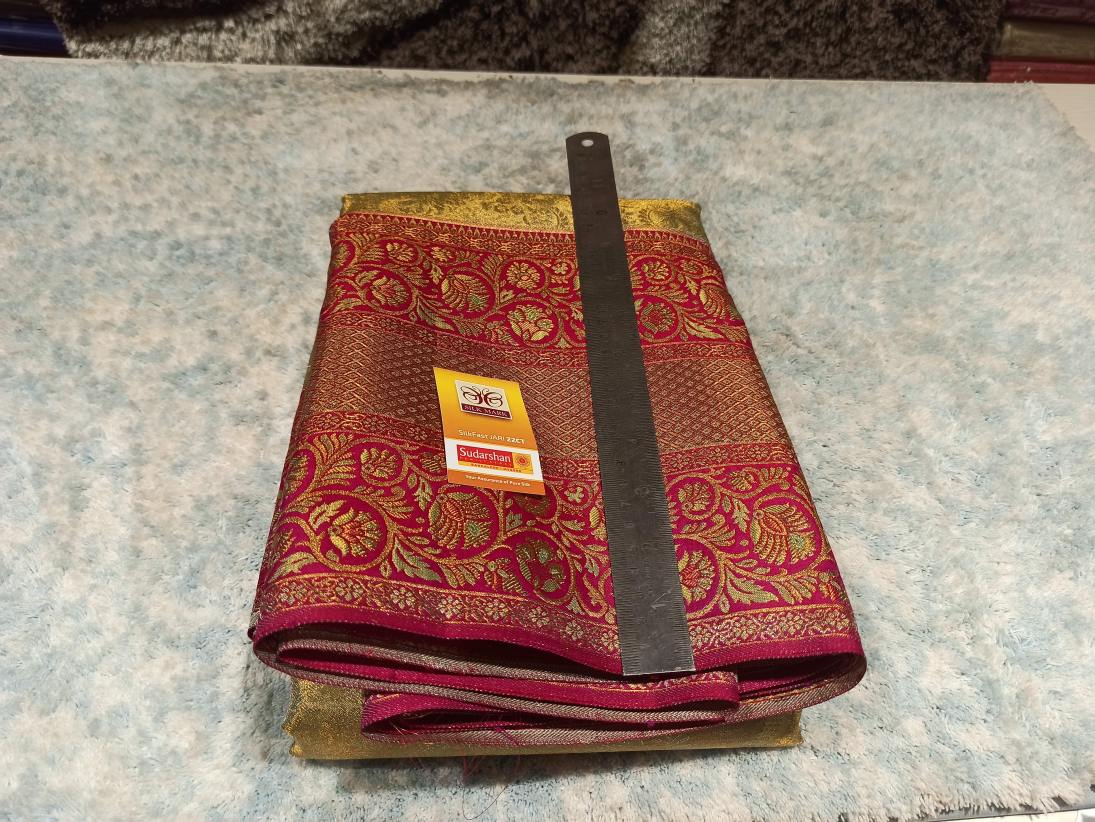 Pure Kanchipuram Silk Saree.
