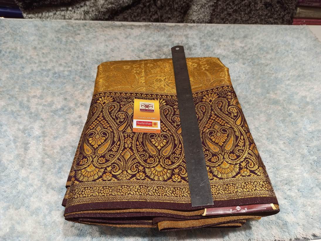 Pure Kanchipuram Silk Saree.