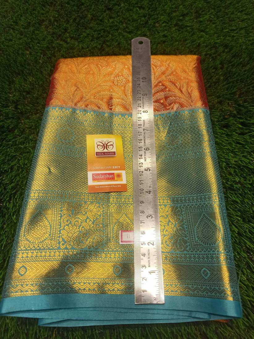 Pure Kanchipuram Silk Saree.