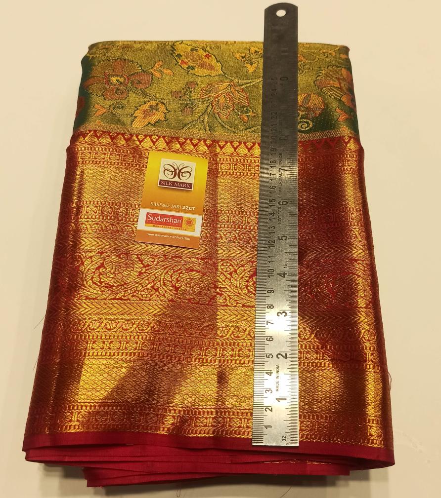 Pure Kanchipuram Silk Saree.