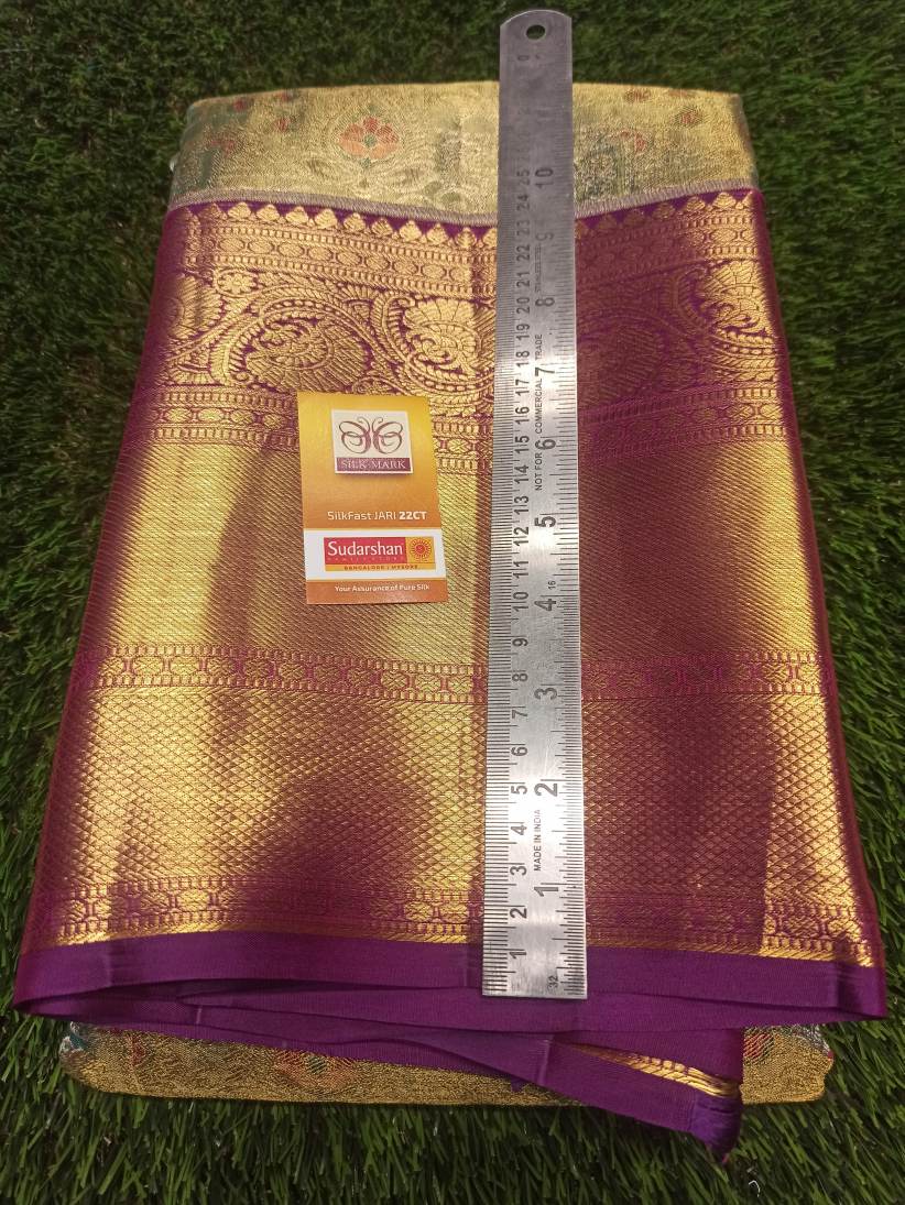 Pure Kanchipuram Silk Saree.