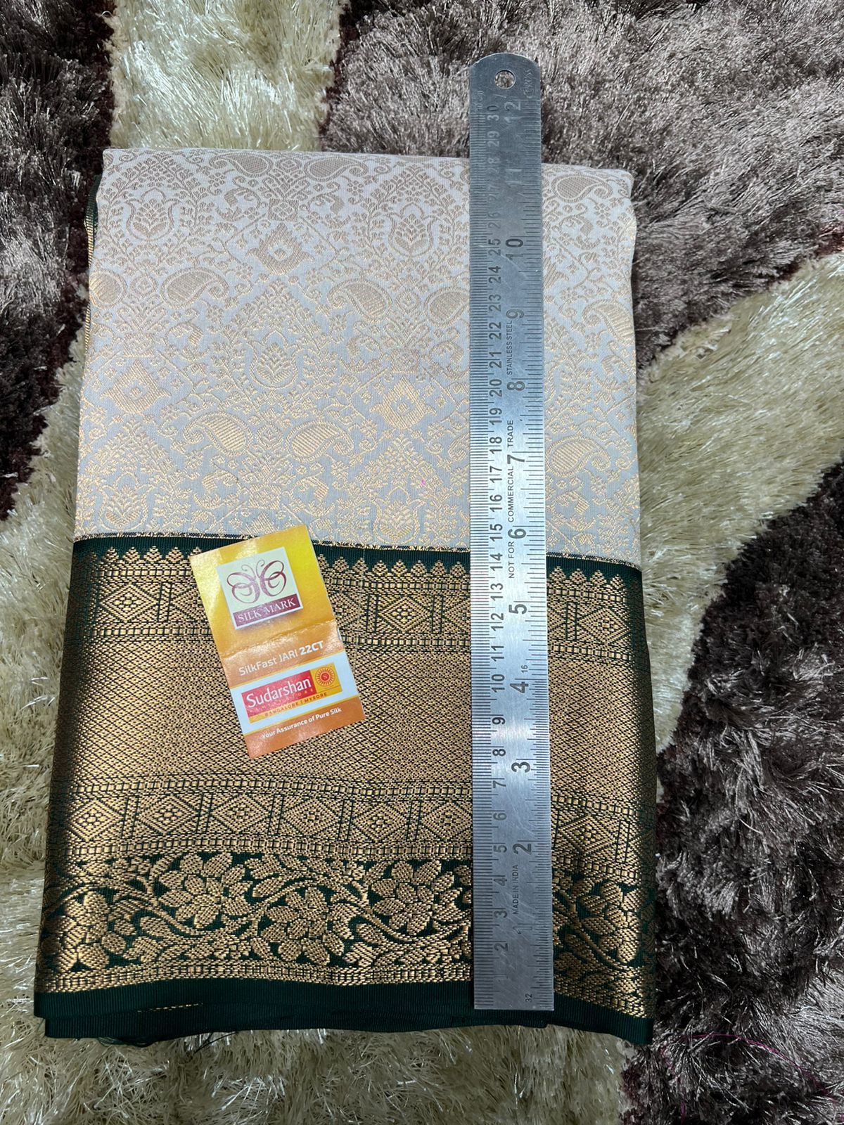 Pure Kanchipuram Silk Saree.