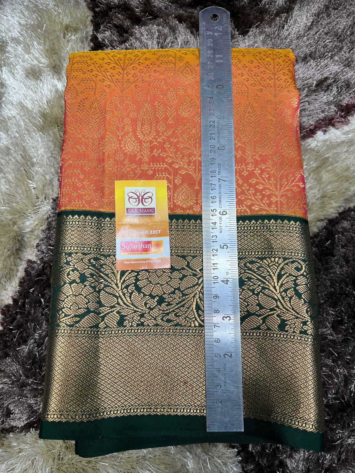 Pure Kanchipuram Silk Saree.