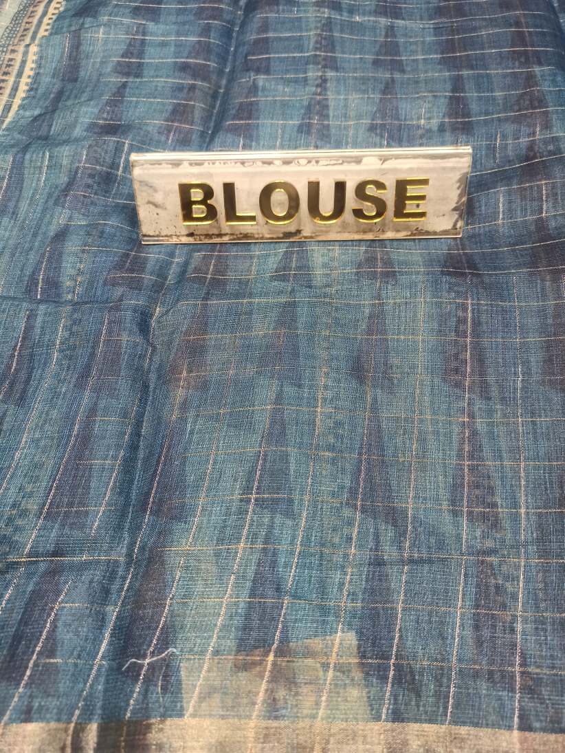 Pure Linen Silk Saree.