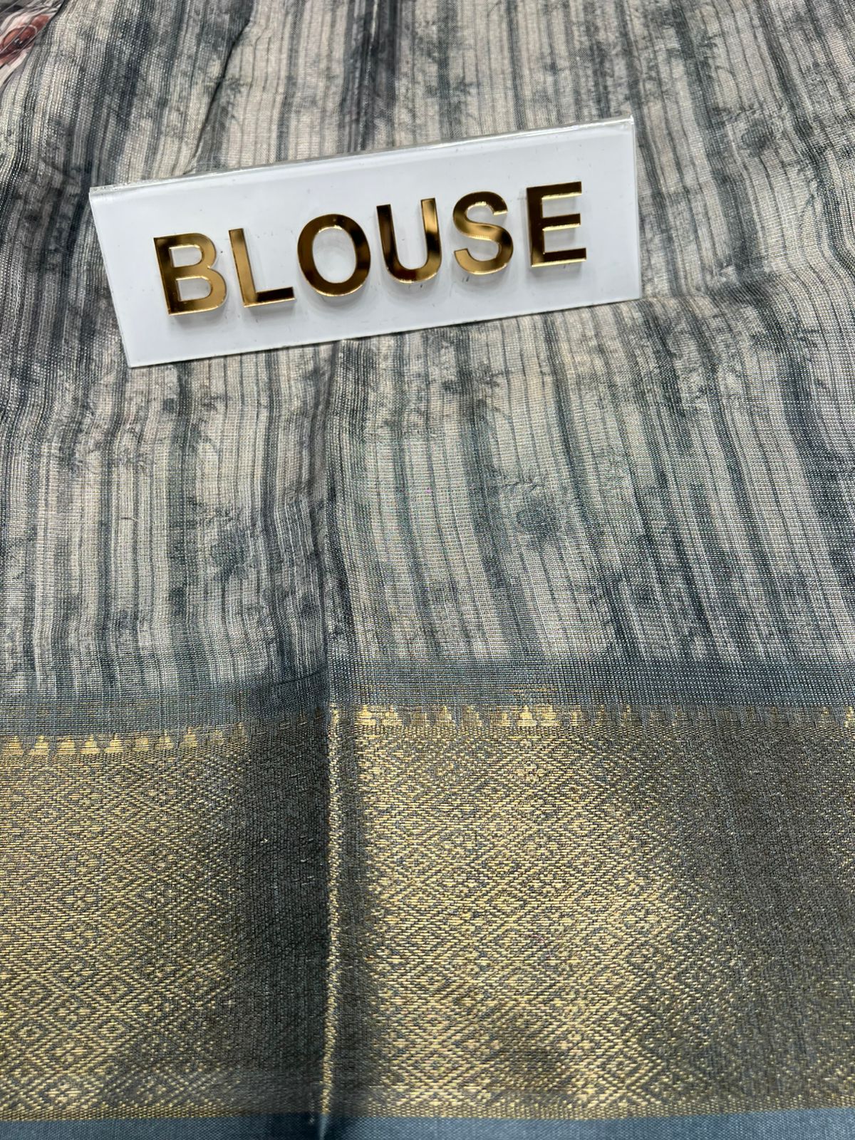 Pure Linen Silk Saree.