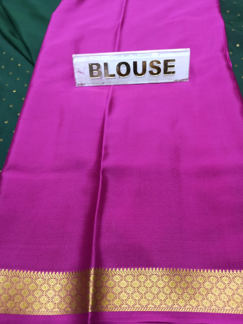 Pure Mysore Silk Crape Saree