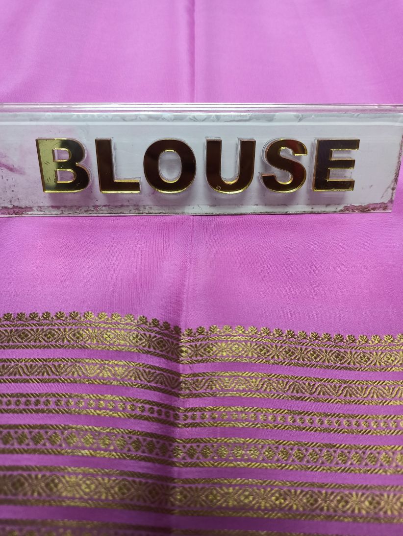 Pure Mysore Silk Saree