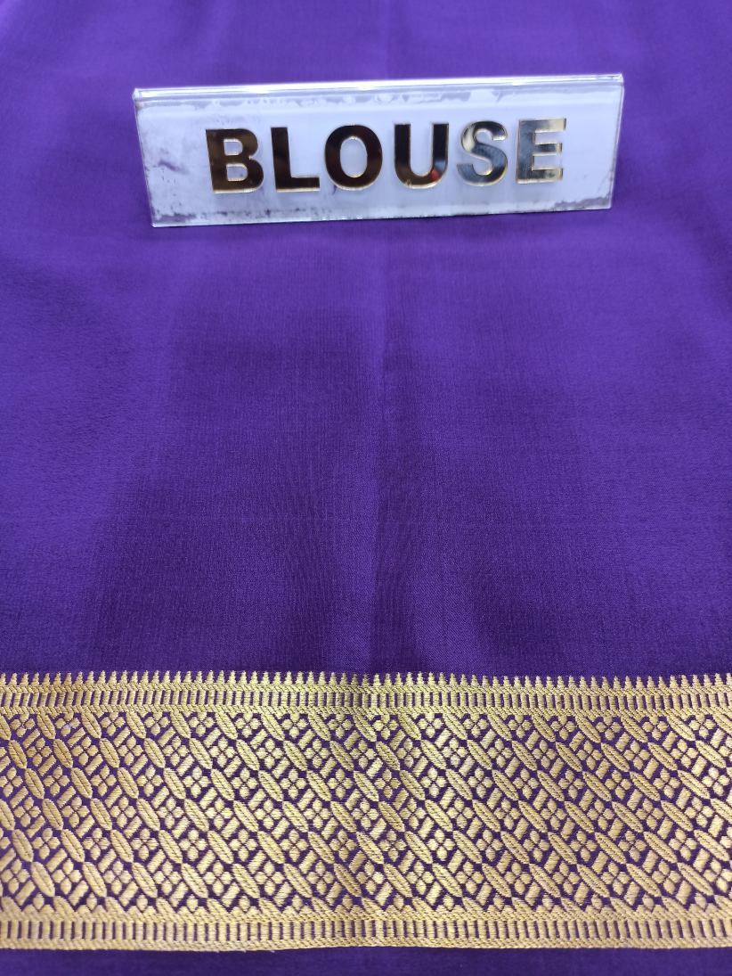 Pure Mysore Silk Saree