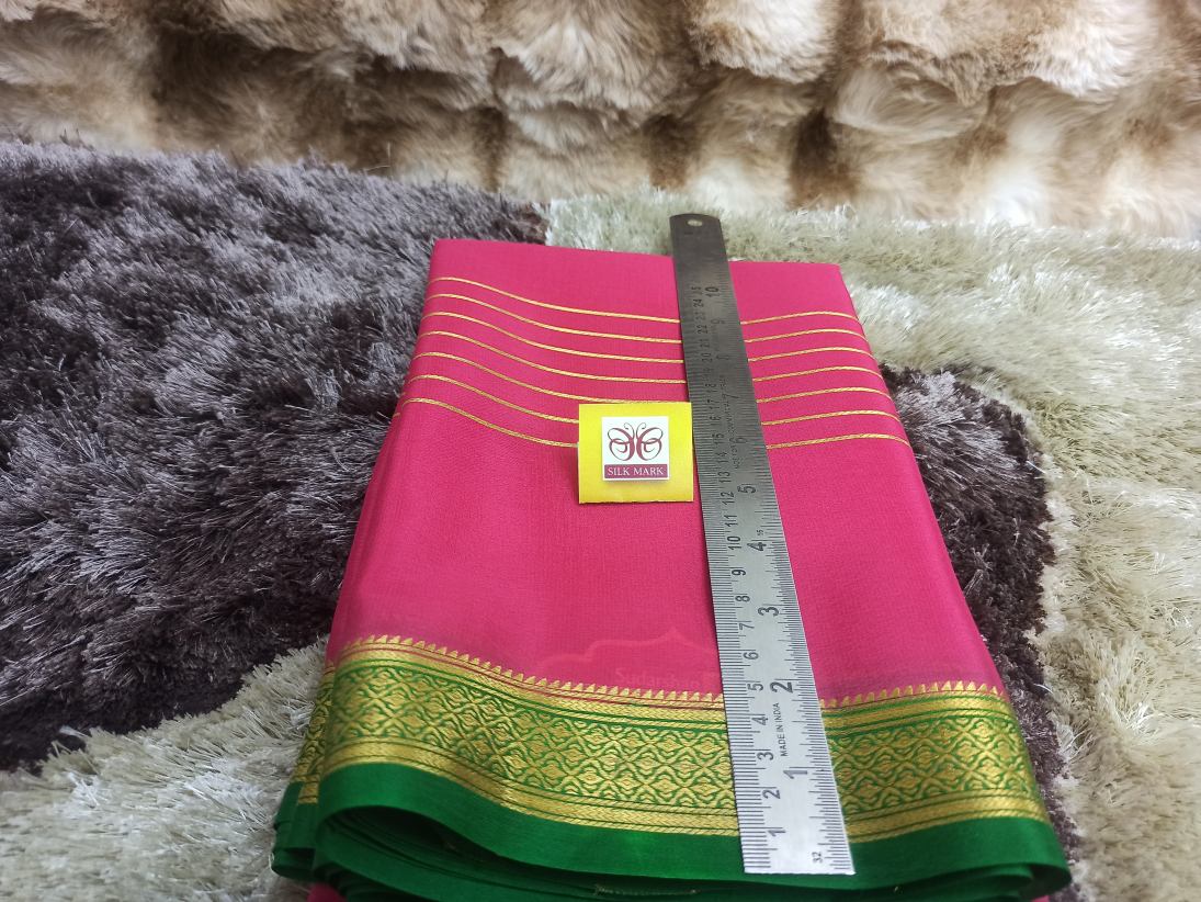 Pure Mysore Silk Saree( 60Grams )