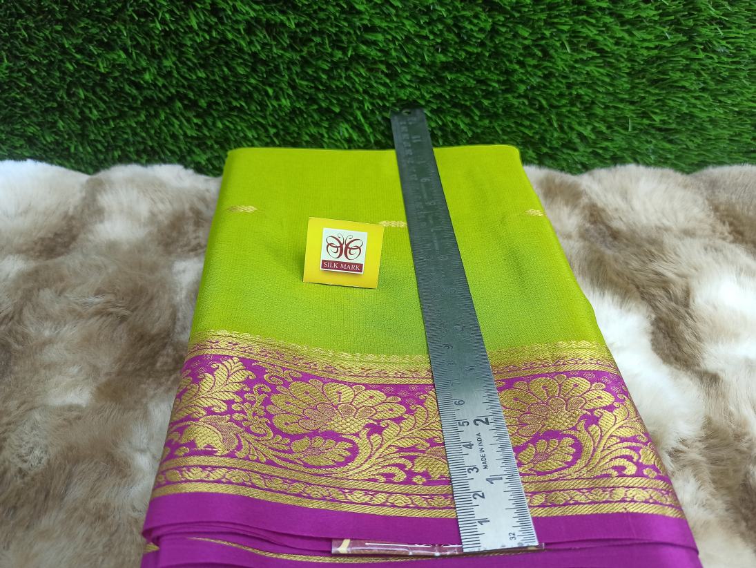 Pure Mysore Silk Saree ( 60 Grams )