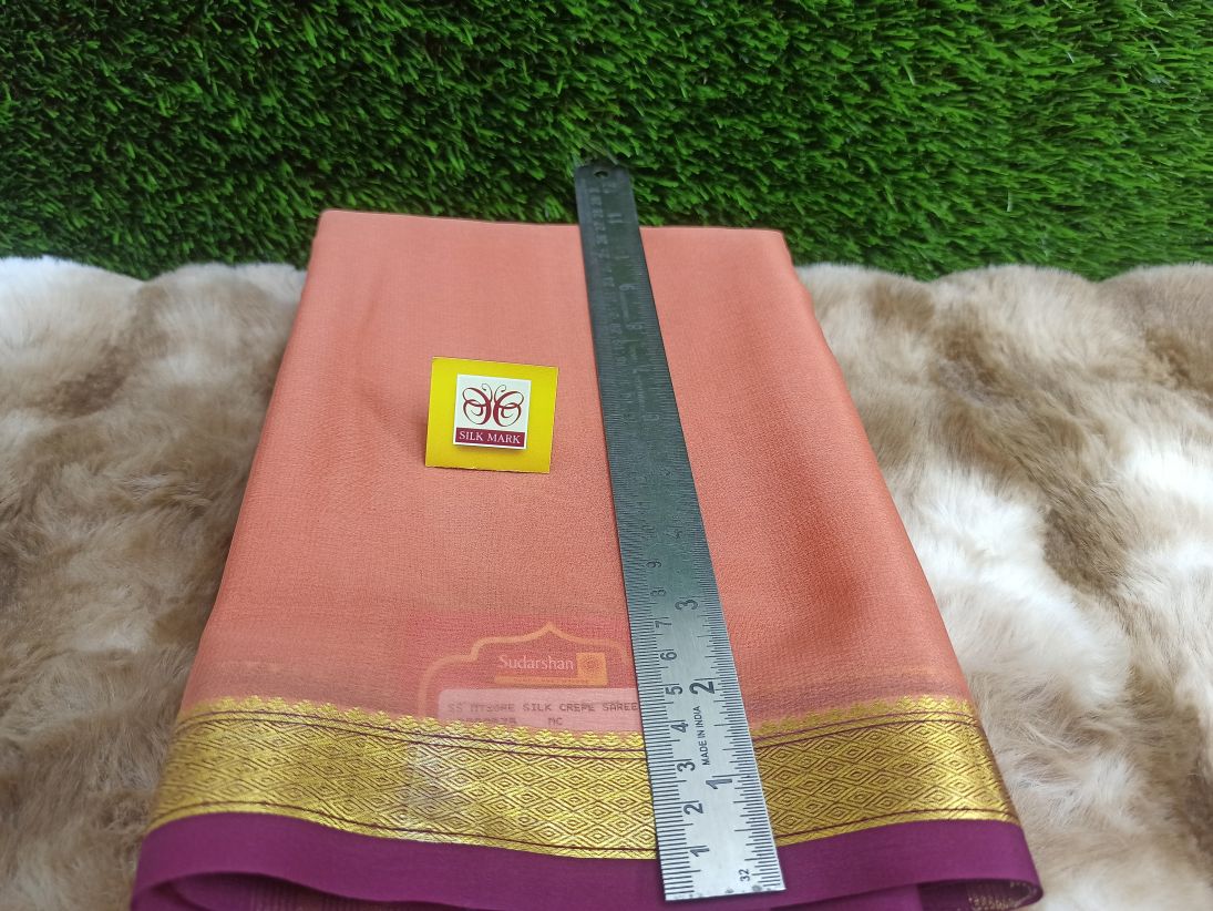 Pure Mysore Silk Saree ( 60 Grams )