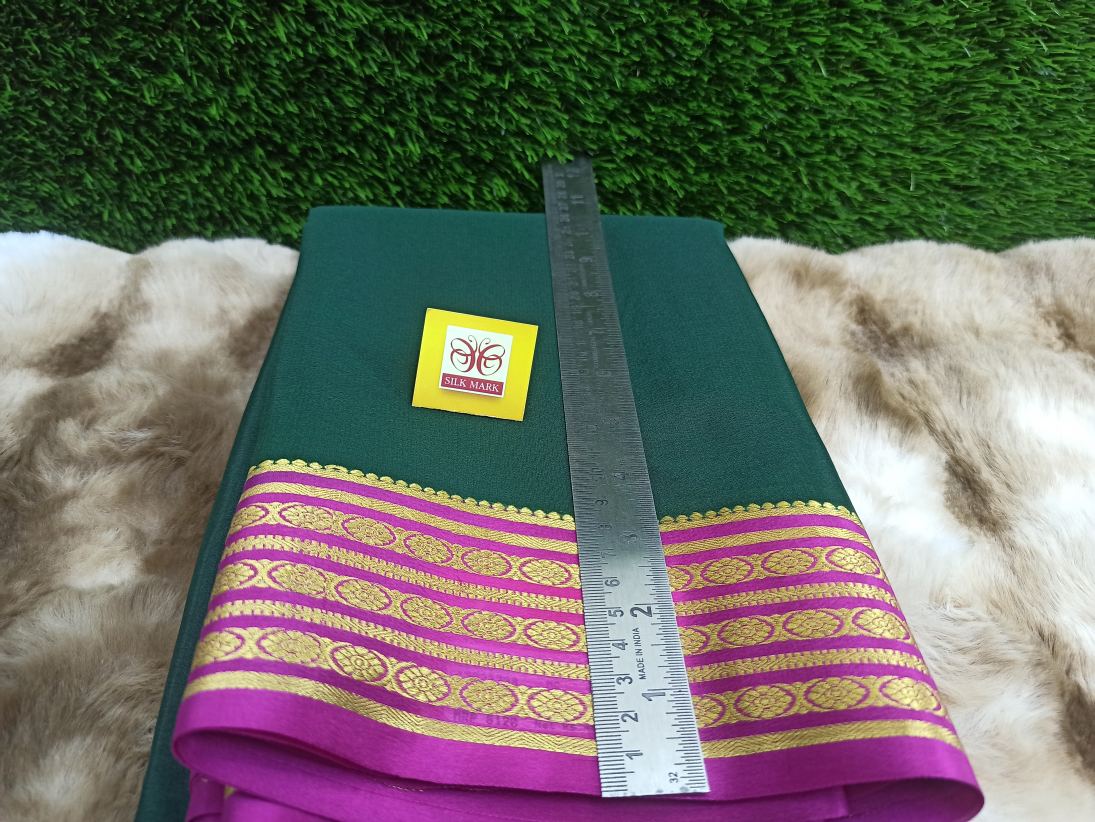 Pure Mysore Silk Saree ( 60 Grams )