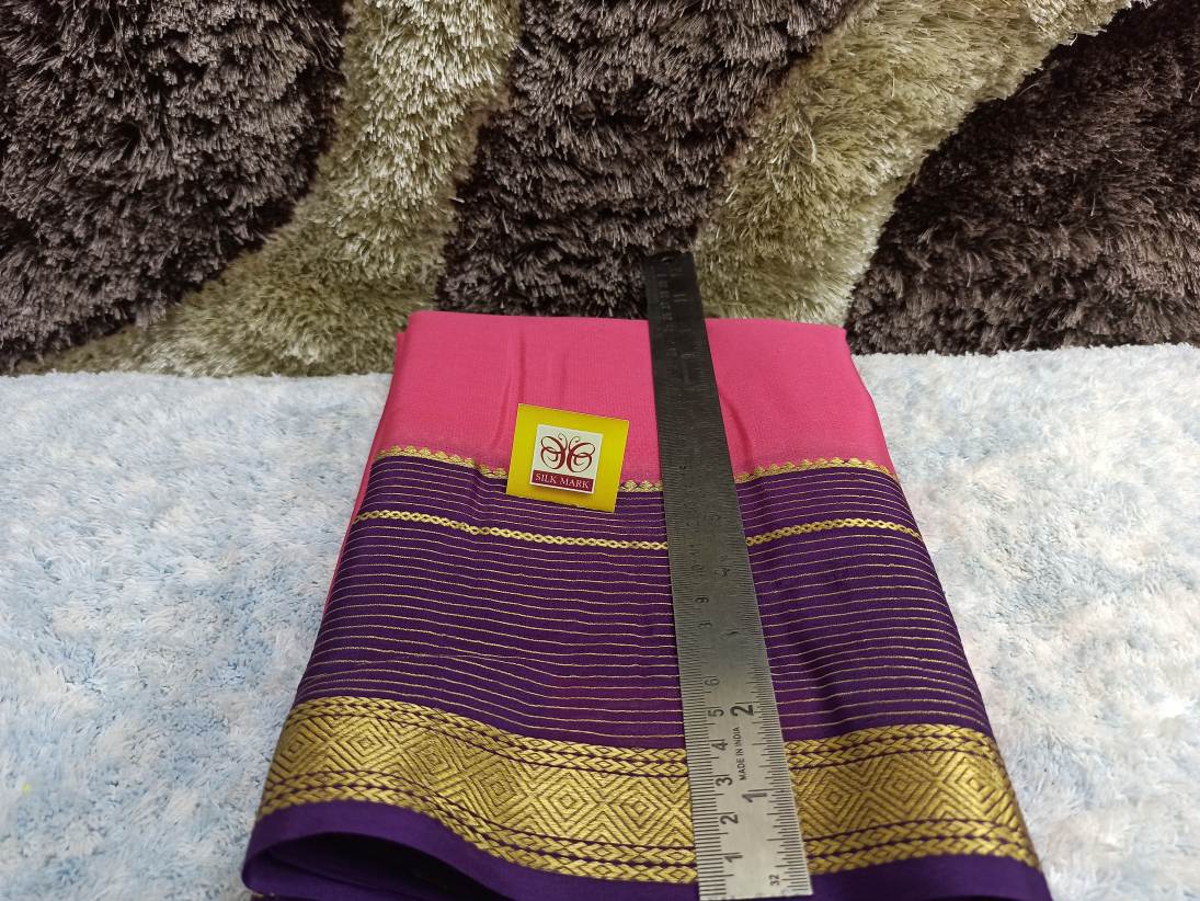 Pure Mysore Silk Saree ( 60 Grams )