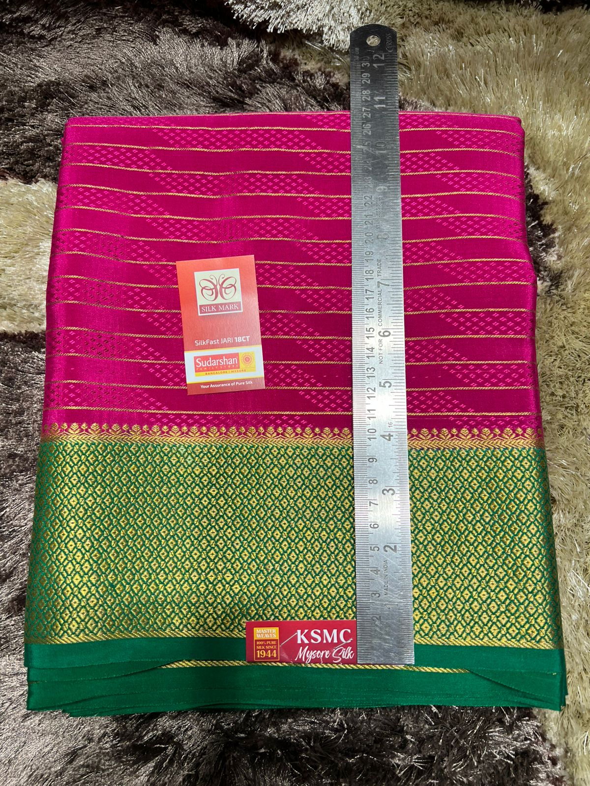 Pure Mysore Silk Saree.