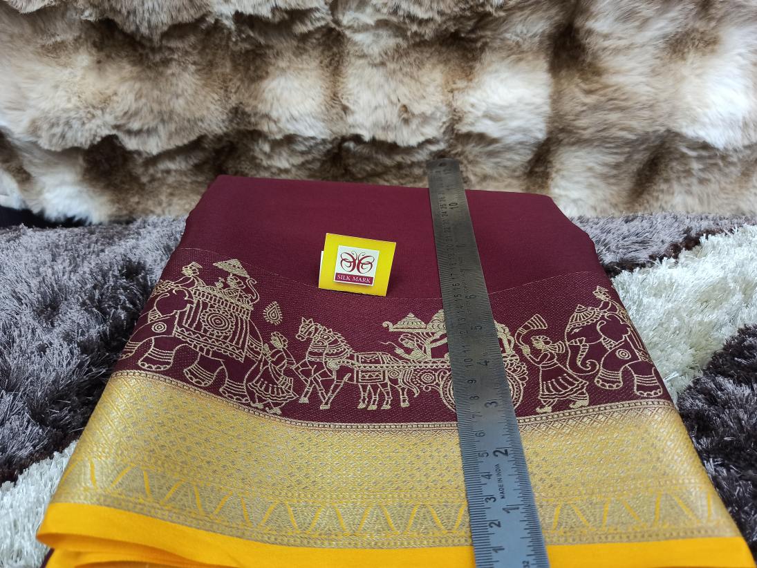 Pure Mysore Silk Saree