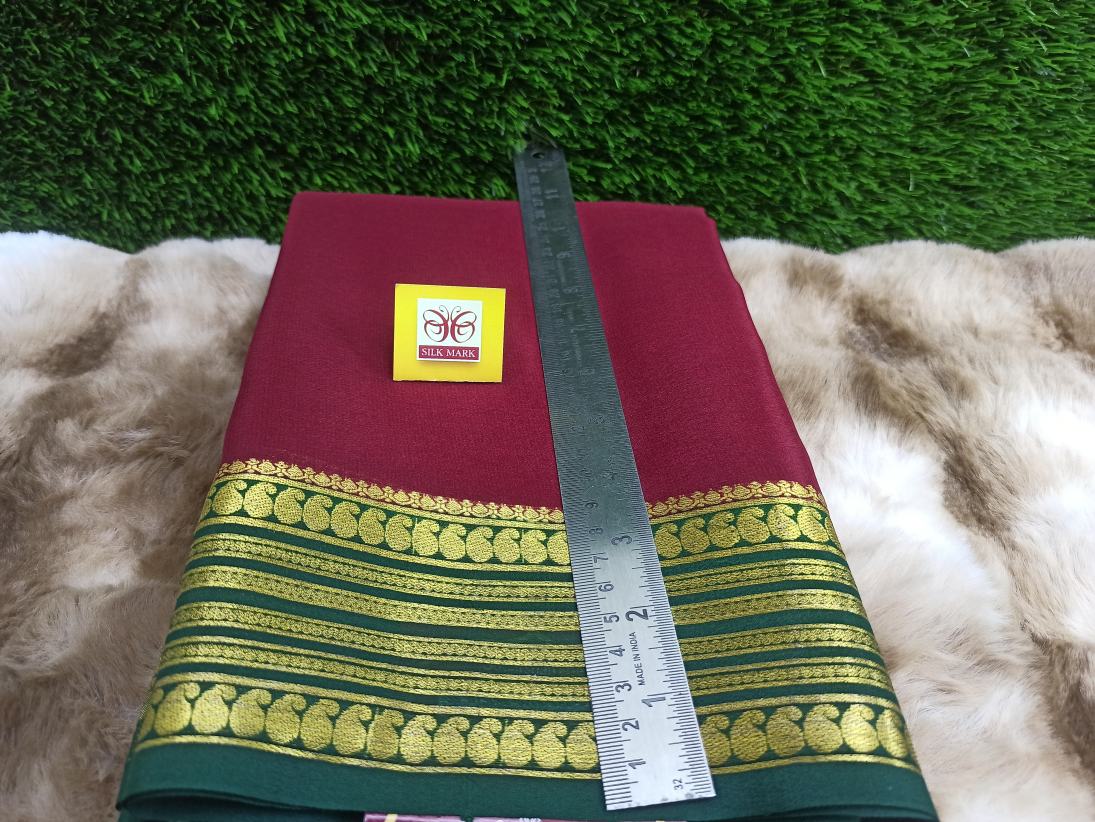 Pure Mysore Silk Saree ( 60 Grams )