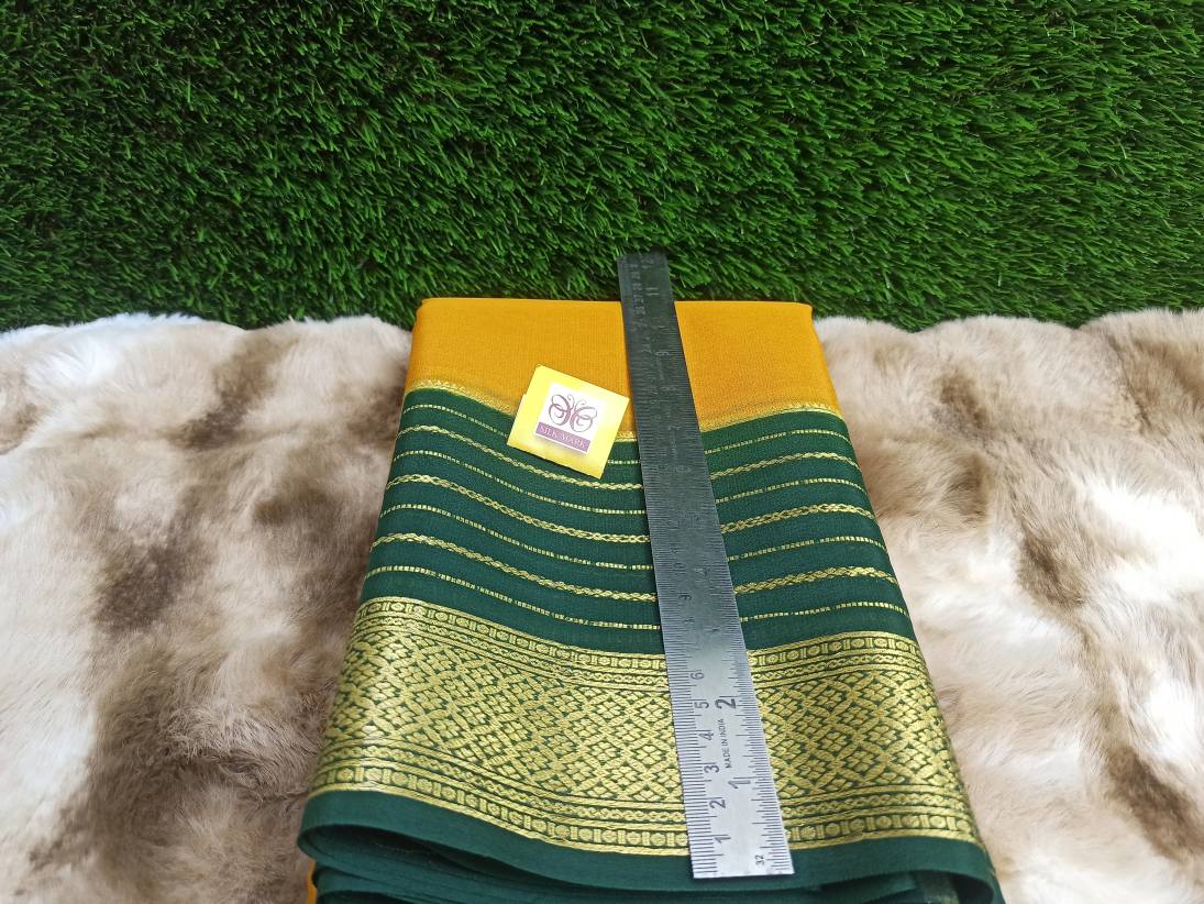 Pure Mysore Silk Saree ( 60 Grams )