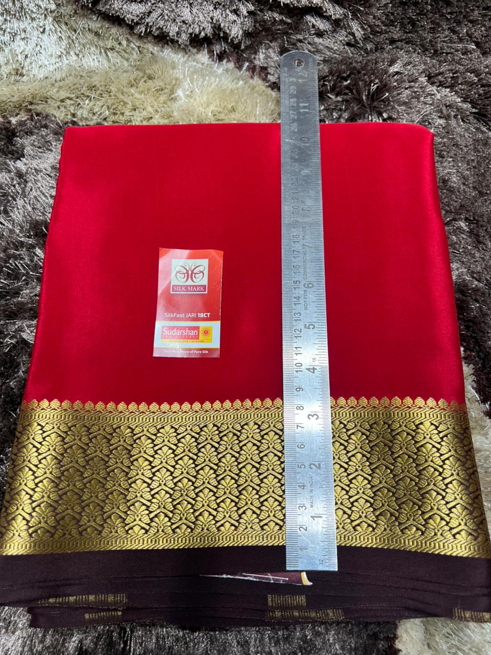 Pure Mysore Silk Saree.