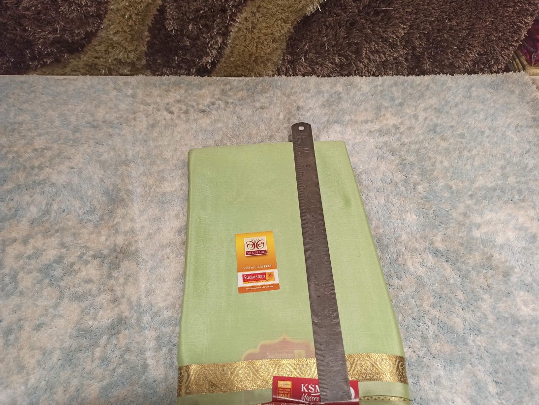 Pure Mysore Silk Saree (60 Grams )