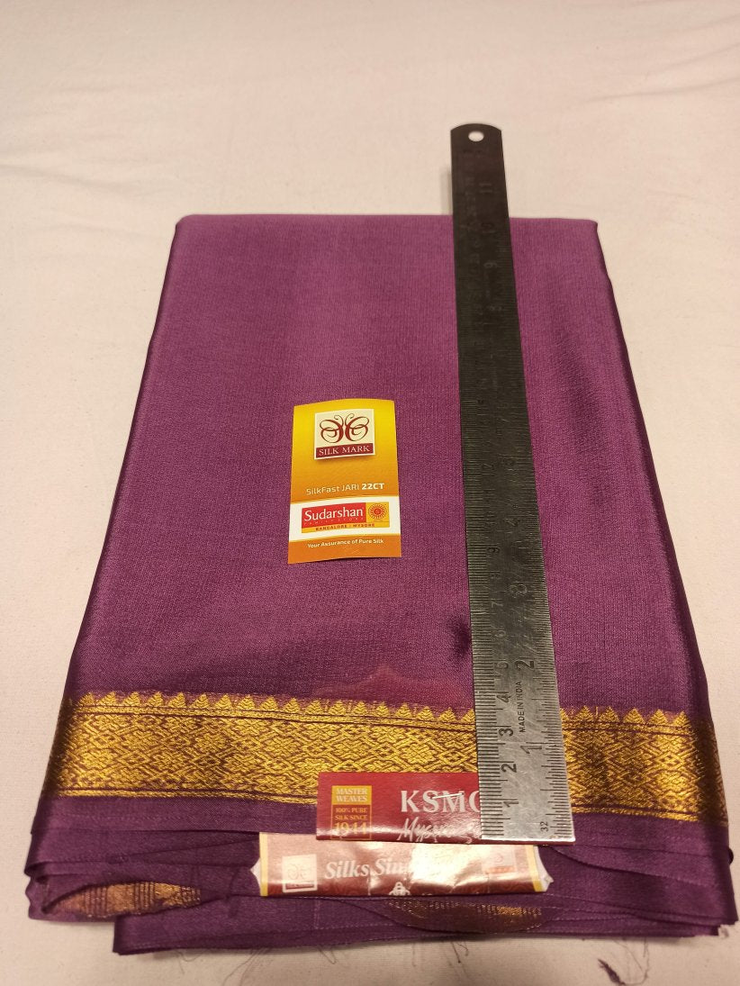 Pure Mysore Silk Saree (60 Grams )