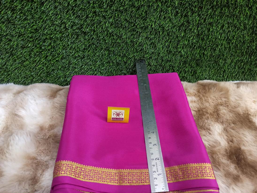 Pure Mysore Silk Saree( 60 Grams )