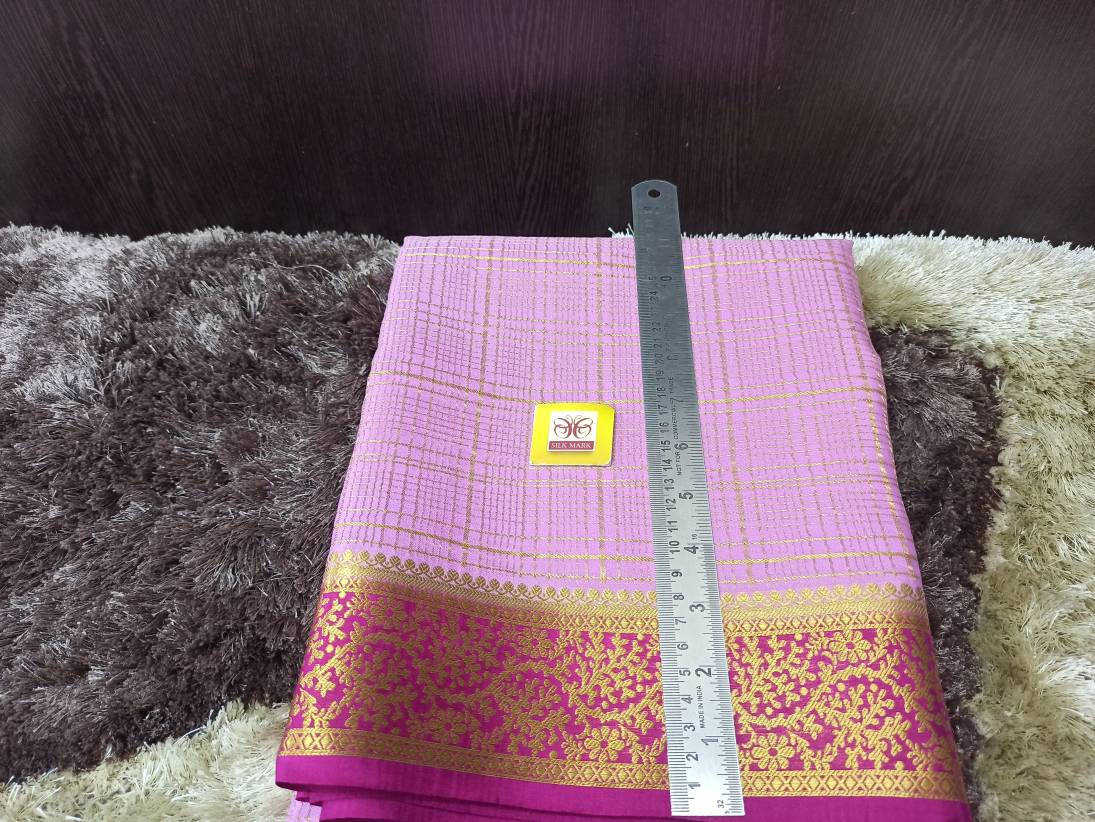 Pure Mysore Silk Saree.