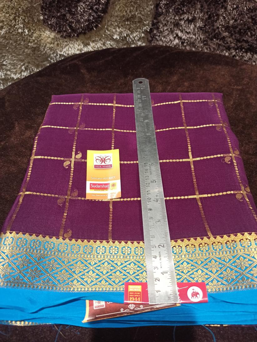 Pure Mysore Silk Saree.