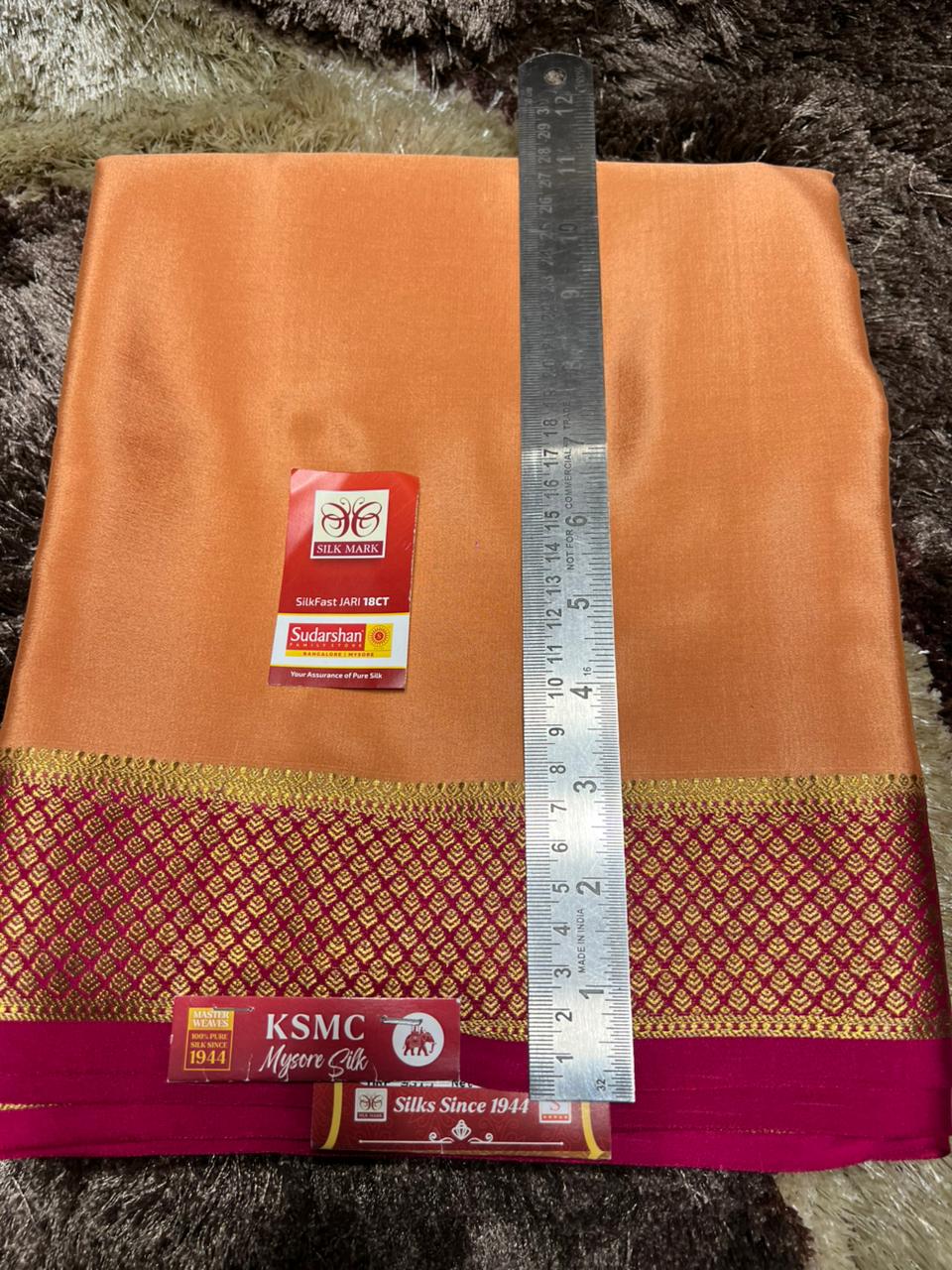 Pure Mysore Silk Saree.