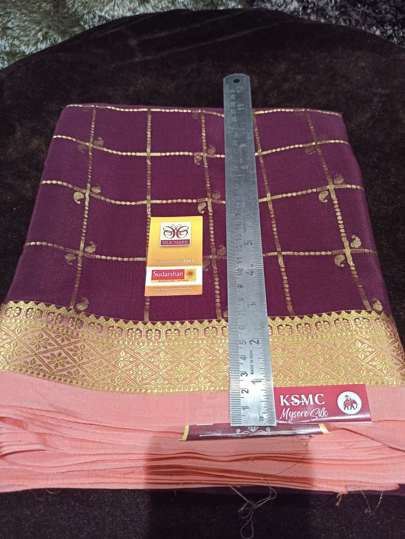Pure Mysore Silk Saree.