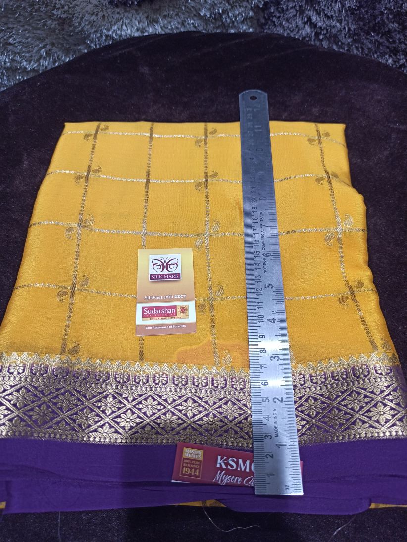 Pure Mysore Silk Saree.