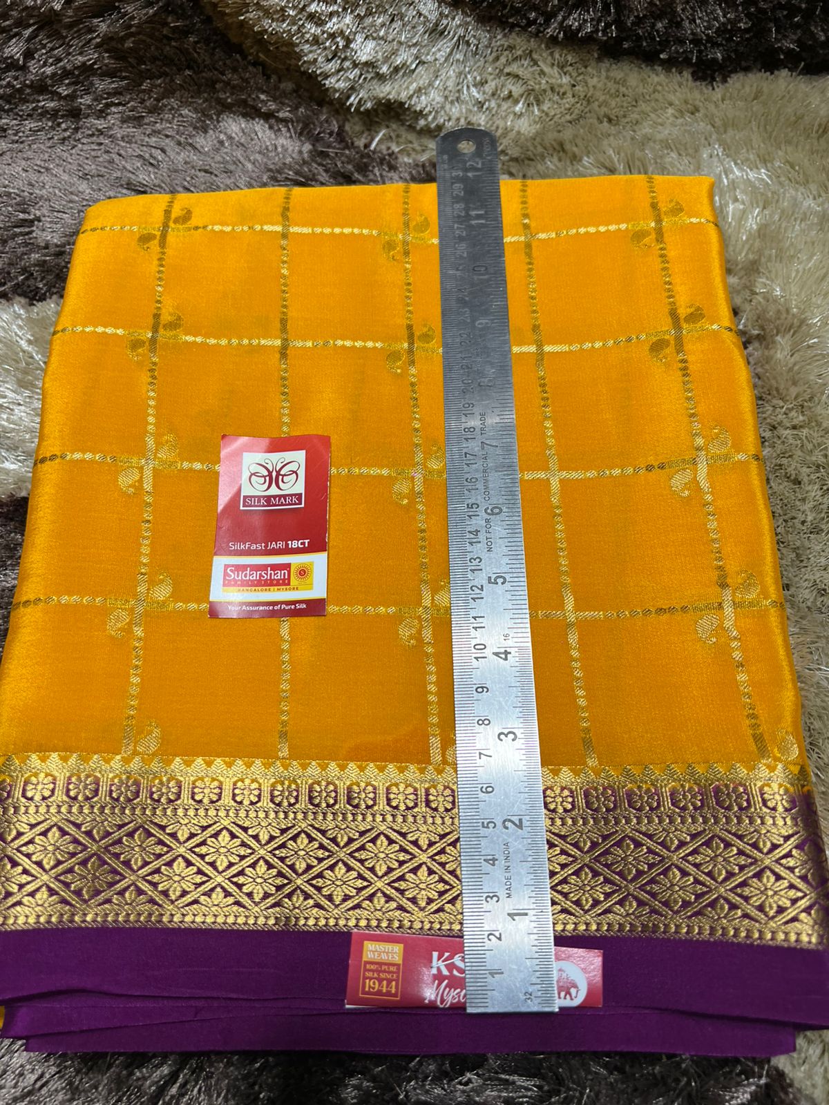 Pure Mysore Silk Saree.