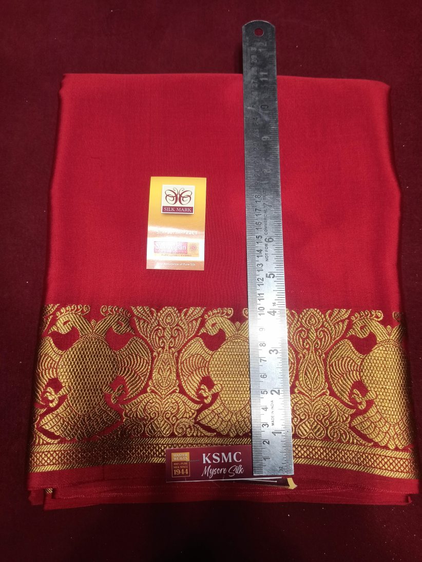 Pure Mysore Silk Saree.