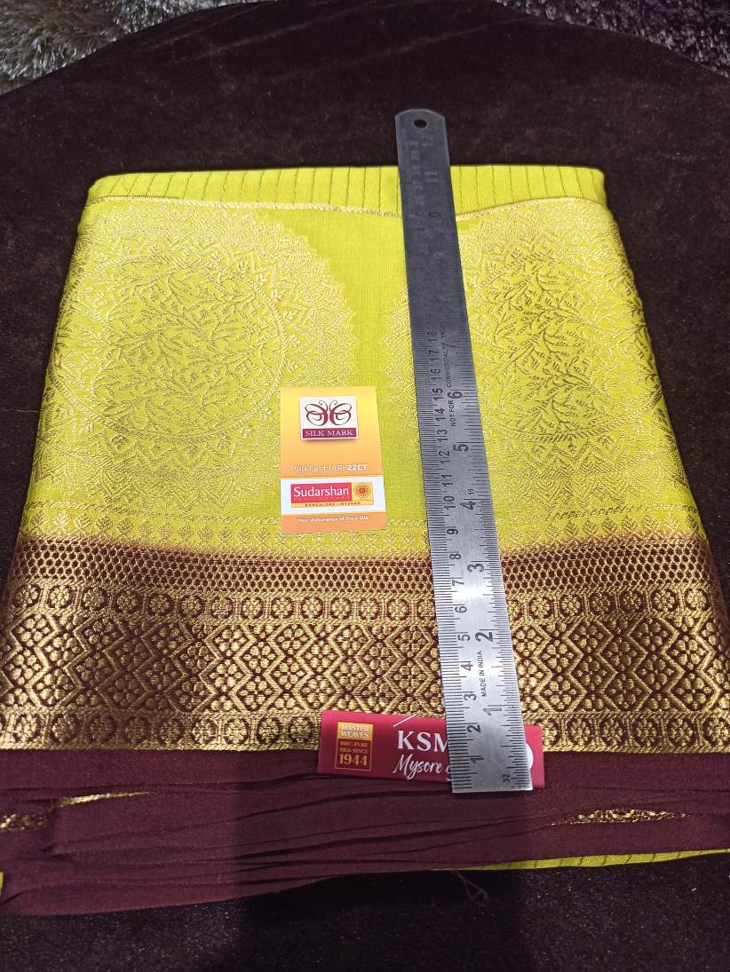 Pure Mysore Silk Saree.