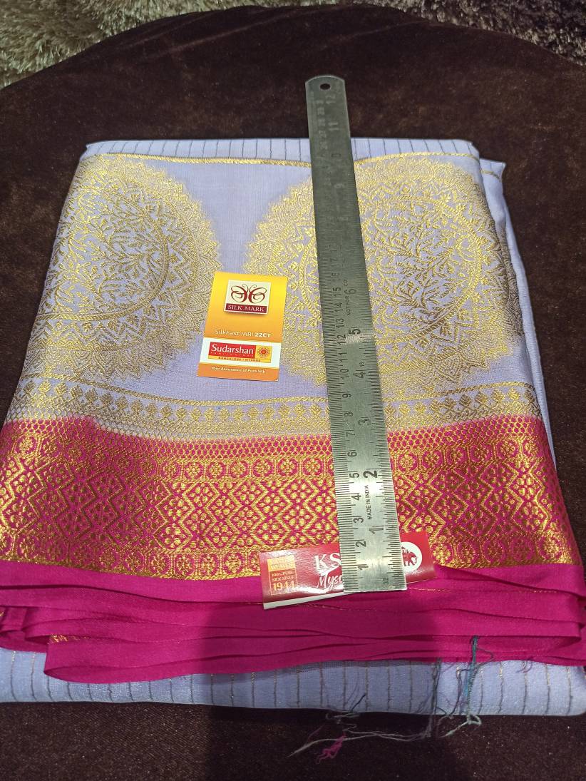 Pure Mysore Silk Saree.