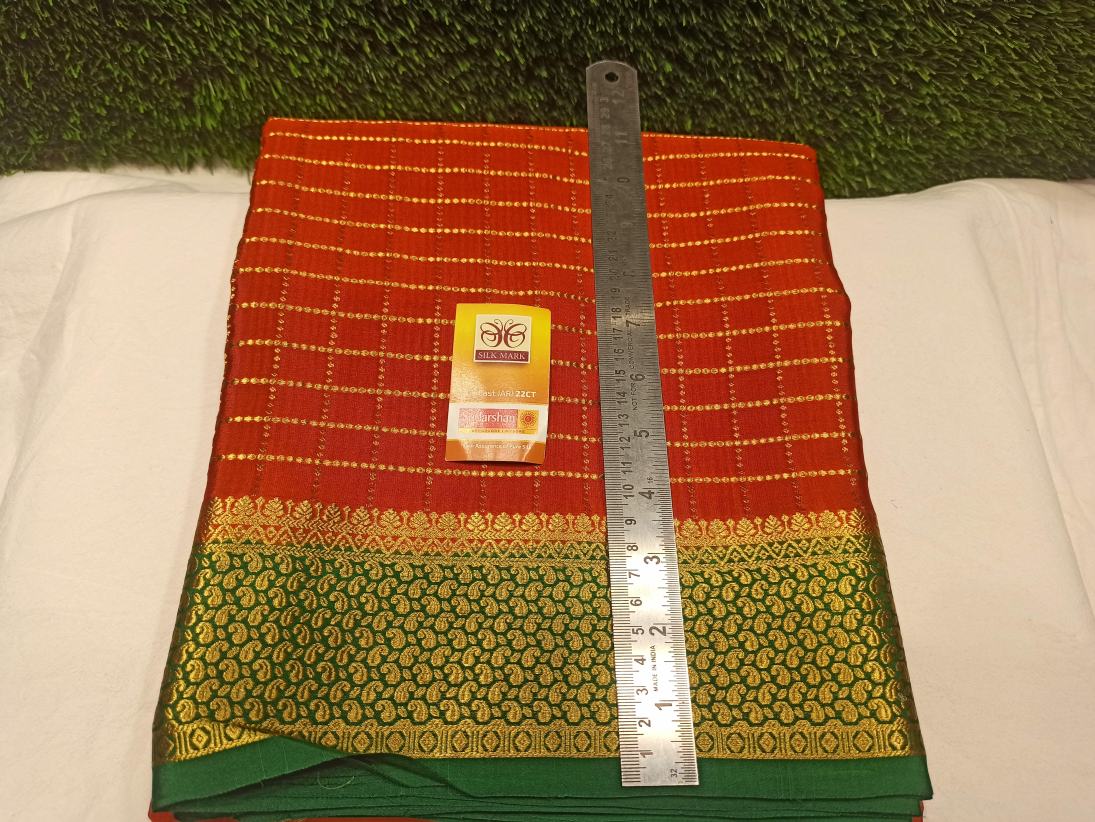 Pure Mysore Silk Saree.
