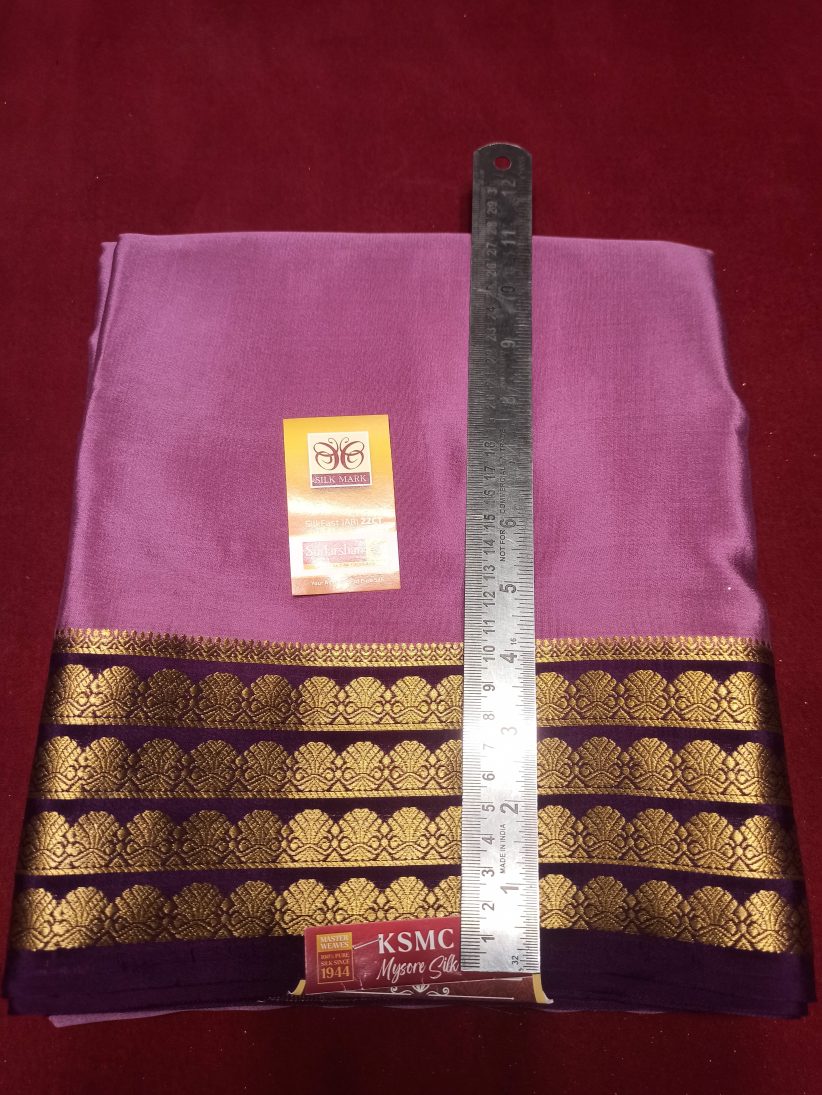 Pure Mysore Silk Saree.